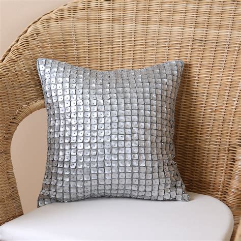 Best Home Fashion Inc Mother Of Pearl Pillow Cover And Reviews Wayfair