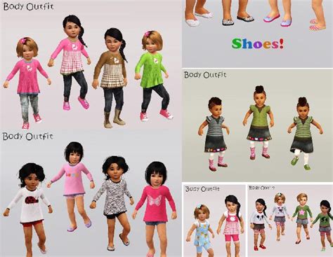 Bad Cc In The Sims 3 Sims 3 Super Cute Toddler Outfits Free