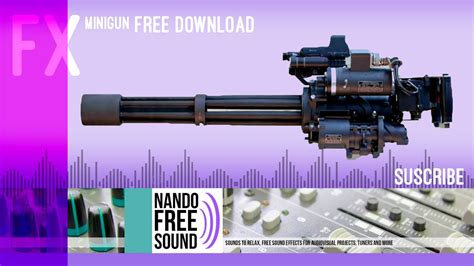 Minigun Free Sound Effect Minigun Sonido Fx Nando Free Sound Youtube