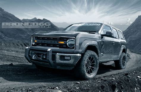 New Ford Bronco To Be 4 Door Only Renderings Show Potential