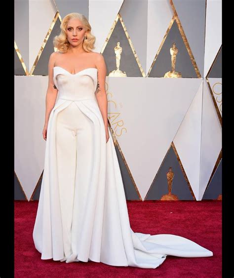 Lady Gaga Looks Elegant In A White Pant Suit The Best And Worst