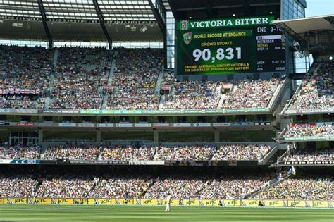 The Ashes Day 1 Of 4th Test Sees Record Crowd At Melbourne Cricket