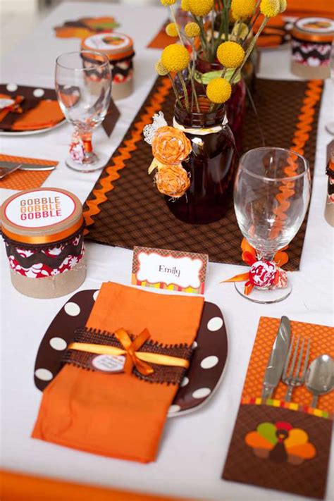 Kids Thanksgiving Table Ideas! - B. Lovely Events