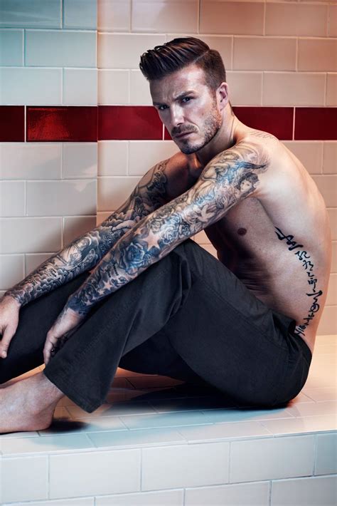 David Beckham Smoulders In New Handm Campaign Shots Marie Claire Uk