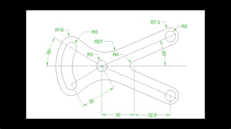 Autocad Complete Tutorial For Beginners Exercises 11 Youtube