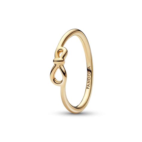 Pandora 14k Gold Plated Infinity Knot Ring Pandora Jewellery From