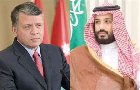 منتقد لسياسة ولي العهد السعودي. ولي العهد يتلقى اتصالاً هاتفيًا من ملك الأردن
