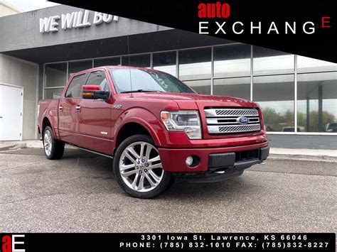 Used 2013 Ford F 150 Limited Supercrew 4wd For Sale In Lawrence Ks