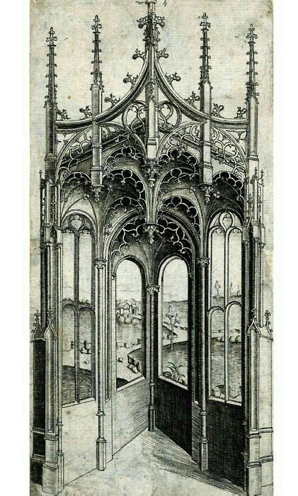 Gothic Architecture Drawing Revival Architecture Historical