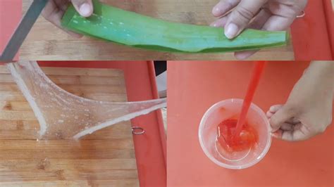 Who knew you could make amazing slime with no glue or borax!? Natural Slime || How to make Aloevera Slime || Only 1 Ingredient Slime - no borax, no glue DIY ...