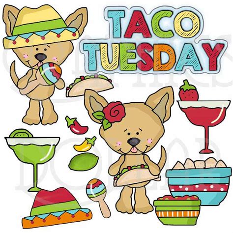 Taco Tuesday Clip Art Graphics Dollar