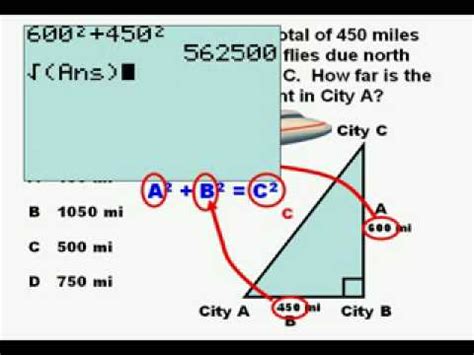 Solving problems modeled by quadratic equations.the area of a square is 225 square units. Finding the Missing Side of a Right Triangle - YouTube