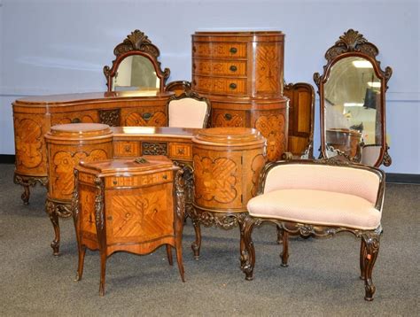 Check out our french style bedroom selection for the very best in unique or custom, handmade pieces from our shops. ~ Rockford Furniture Co. 9 pc. French Style Bedroom Set ...