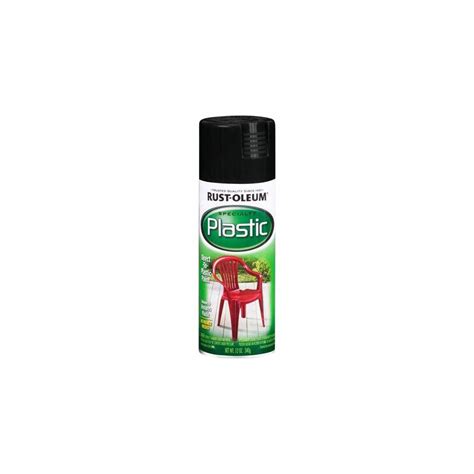 Rust-Oleum Specialty 12 oz. Black Spray Paint for Plastic ...