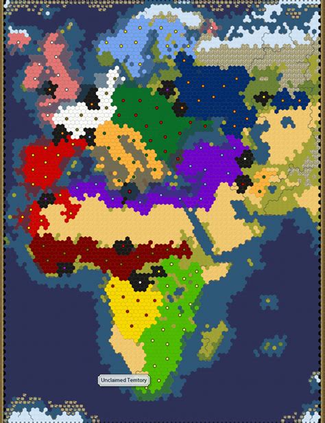 Civ 6 Gathering Storm End Of Game Map Based On My Tsl Game Civ