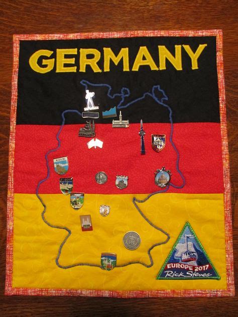 pins collected on my trip to germany germany europe germany travel pin collection