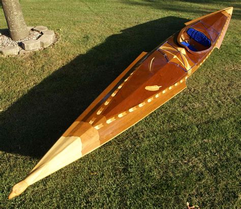 Wood Kayak Osprey Stitch And Glue Kayak With Deck Flares William