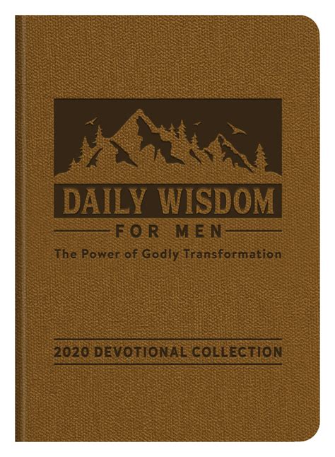 Daily Wisdom For Men 2020 Devotional Collection Paperback Walmart