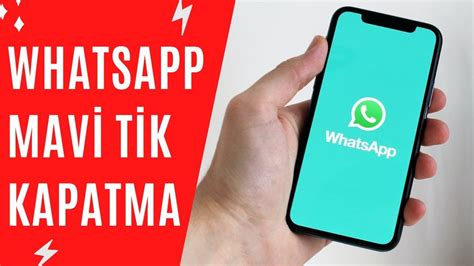 Whatsapp ta Okundu Bilgisi Mavi Tik Nasıl Kapatılır YouTube