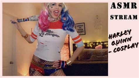 Harley Quinn Cosplay Asmr Live Stream Youtube