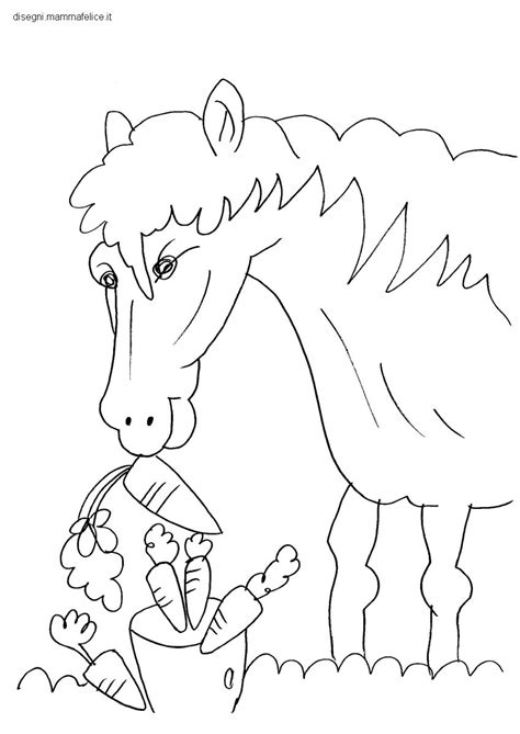 Cosa significa disegno stilizzato nei sogni? Disegno da colorare per bambini: Il cavallo | Disegni Mammafelice