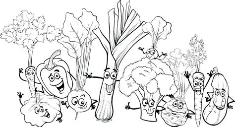 Vegetable Garden Coloring Pages At Free Printable