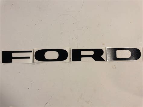 78 79 Ford Truck Tailgate Letters Black
