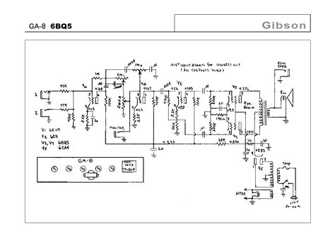 I found out when i removed my pcb, wired the quick connect pickups. GIBSON GA-100 BASS AMP SCHEMATIC Service Manual download ...