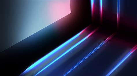 Download Wallpaper Abstract Blue Red Lights 1920x1080