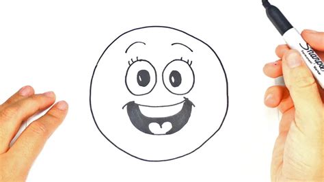 Como Dibujar Un Emoji Feliz Dibujo De Emoji Fácil Youtube