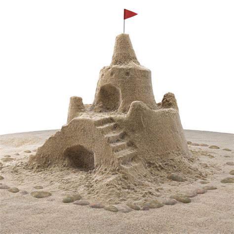 Sand Castle 3d Model Cgtrader