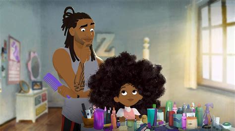 Hair Love Watch A Clip From The Animated Short From Matthew A Cherry
