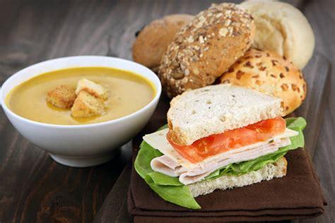 Soup And Sandwich Stock Photos Pictures And Royalty Free Images Istock