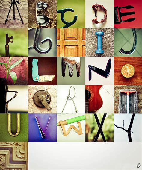 Object Alphabet Letters Pinterest