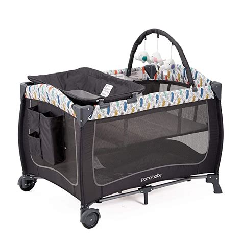 Pamo Babe Portable Travel Crib For Toddlers Baby Playpen