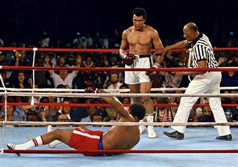 Muhammad Ali On His Way To Defeating George Foreman For The Heavyweight