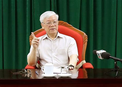 Vietnam Leader Nguyen Phu Trong Reappears In State Media After Illness