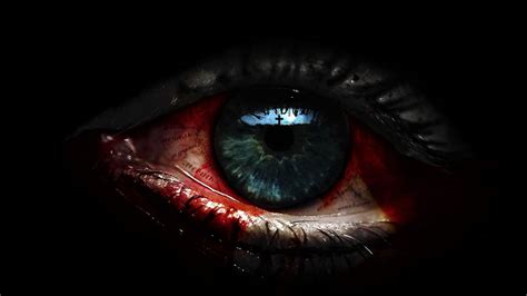 Closeup View Of Black Red Eyes Hd Evil Eye Wallpapers Hd Wallpapers