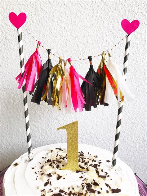 Cake Topper Tassel Cake Topper Tassel Garland Cake Topper Etsy