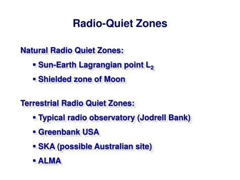ppt radio quiet zones powerpoint presentation free download id 6563400