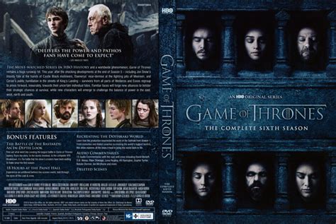 Game Of Thrones Season R Custom Dvd Cover Dvdcover