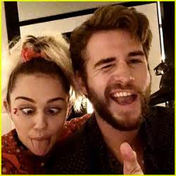 Miley Cyrus Sends Liam Hemsworth A Birthday Message With A Silly Selfie