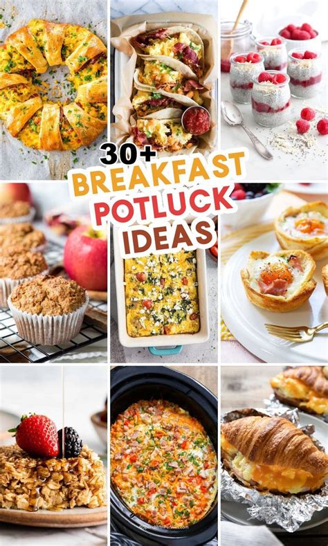 Going To A Breakfast Potluck Work Breakfast Party These Easy And