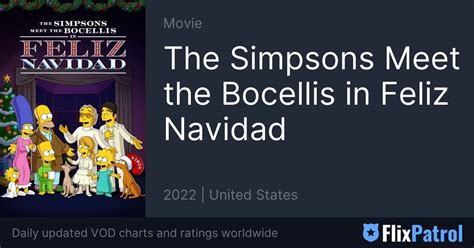 The Simpsons Meet The Bocellis In Feliz Navidad Flixpatrol