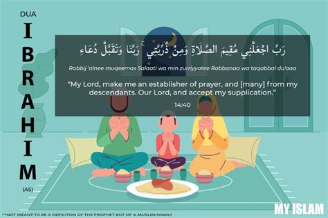 Dua To Establish Regular Prayer Prophet Ibrahim My Islam