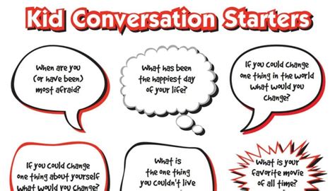 Kid Conversation Starters All Pro Dad