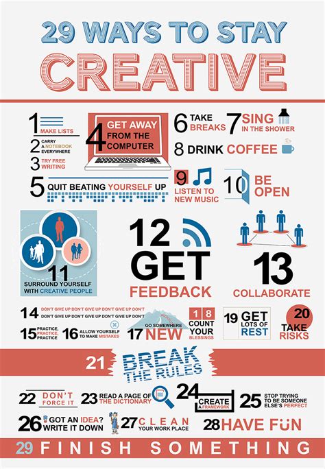 29 Ways To Stay Creative And Be Successful The Start Of Happiness