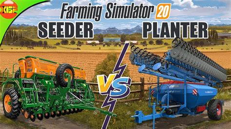 Seeder Vs Planter Farming Simulator 20 Difference Fs 20 Fs20 Youtube