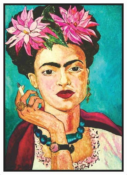 Frida Kahlo Empório Cherry Elo Frida kahlo art Mexican folk art Painting