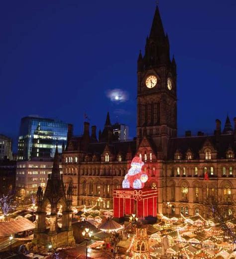 Manchester Christmas Market outside the town hall  Picture …  Flickr